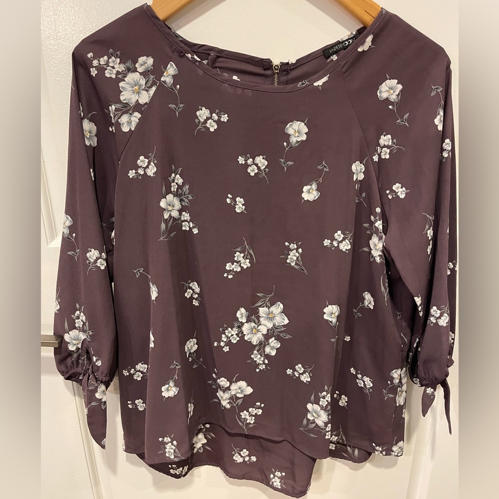Papermoon, 3/4 sleeve blouse, size XL